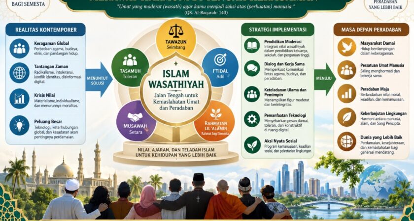 Islam Wasathiyah dan Masa Depan Peradaban: Merawat Harmoni di Tengah Keragaman
